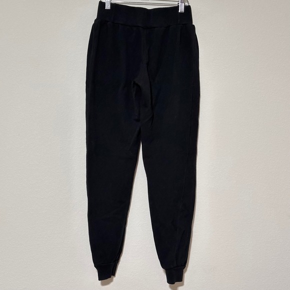 Black San Diego Anchor Sweatpants Joggers Elastic Waist Drawstring Cuffs Size S - Picture 3 of 5